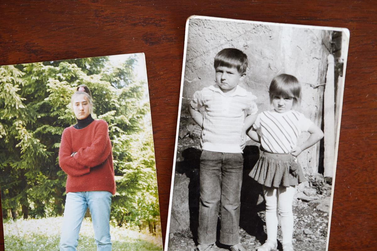 Meine Kinder. Meine Tochter ist im Krieg umgekommen.