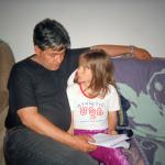 Jasminka S. (2000)  - Mein Mann mit unserer Tochter.
