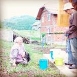 Mirsada A. (2015)  - The married couple Fejzic lives near Tuzla. It is the 21st centuary - they are still carrying water in buckets from the nearby well and from their neighbours. They live in a house without water supply. Last month they got electricity. It's sad, but that's reality in Bosnia and Herzegovina 